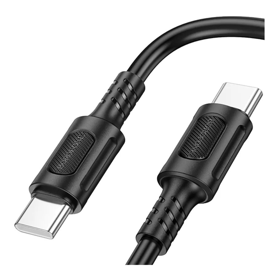 USB Borofone BX111, с кабелем Type-C to Type-C 60W, цвет черный