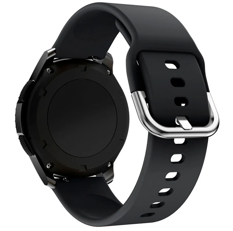 Ремешок Универс 22mm Silicone Original Design для Samsung/Amazfit/Huawei Black