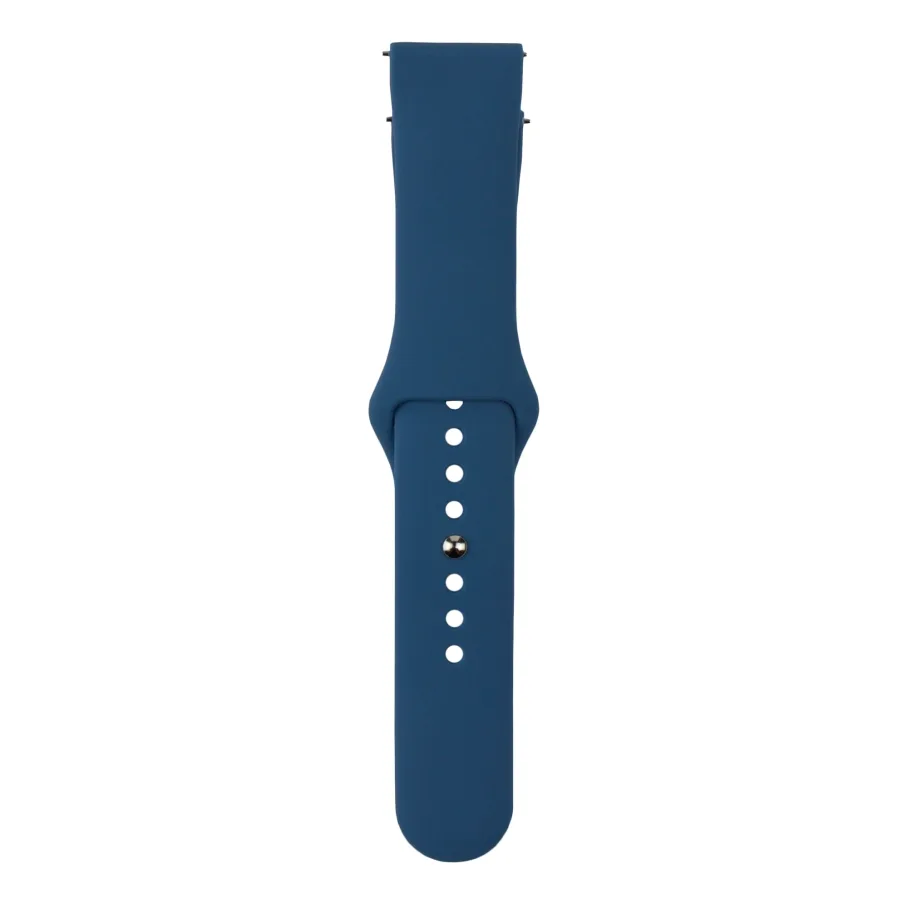 Ремешок Универс 22mm Silicone Original Button Design для Samsung/Amazfit/Huawei Navy Blue
