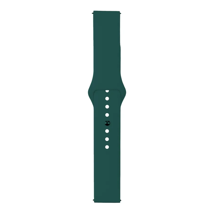 Ремешок Универс 20mm Silicone Original Button Design для Samsung/Amazfit/Huawei Cyprus Green