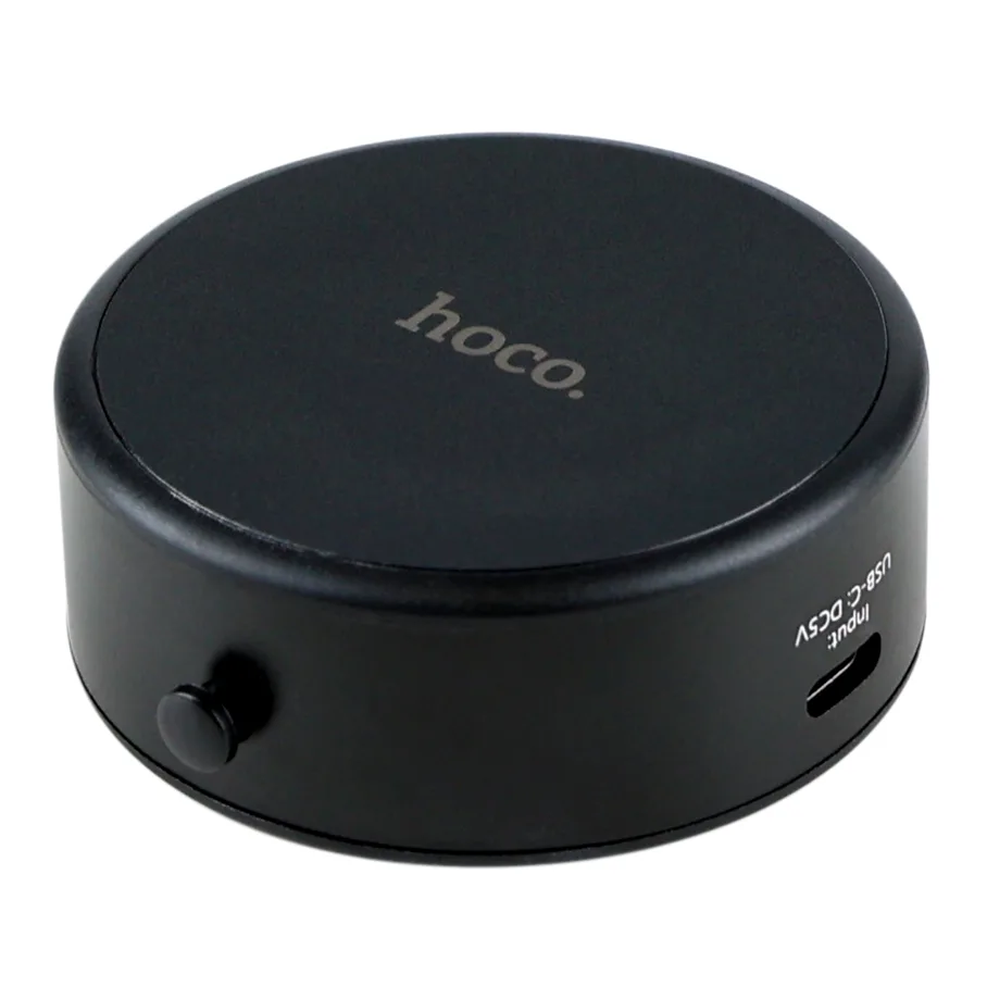 Автодержатель Hoco DCA47 Magnetic/Vacuum Electric, цвет черный