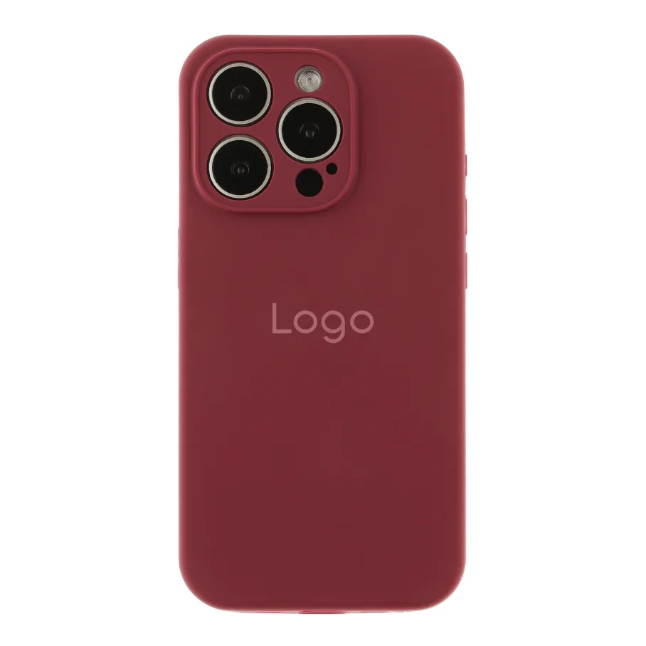 Чехол Silicone Case Full Size with Frame для iPhone 16 Pro 73.Plum