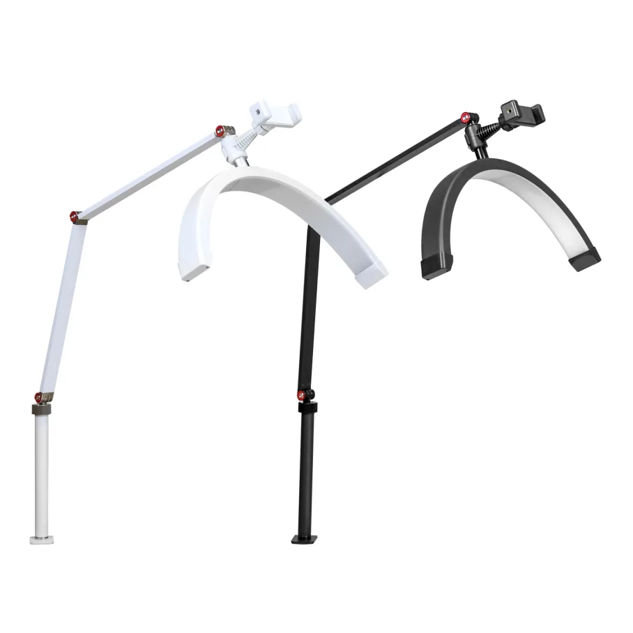 LED Лампа Moon На Струбцине M3X 16", цвет черный