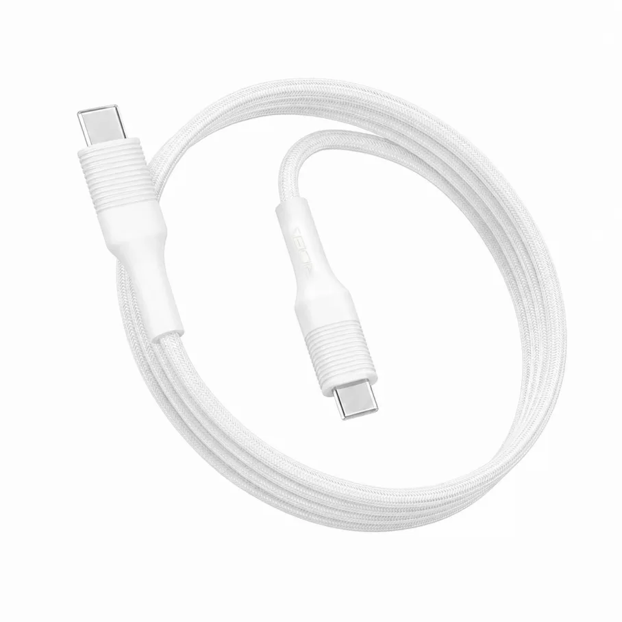 USB Ridea RC-ST9 Weave ST Type-C to Type-C 60W Белый
