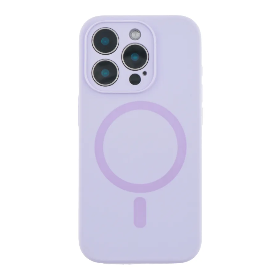 Чехол для iPhone 12 Pro Max с MagSafe, цвет светло-фиолетовый