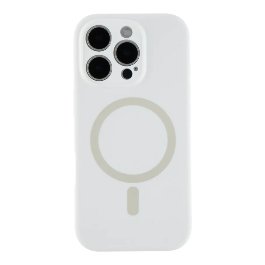 Чехол для iPhone 16 Pro Max с MagSafe, цвет белый