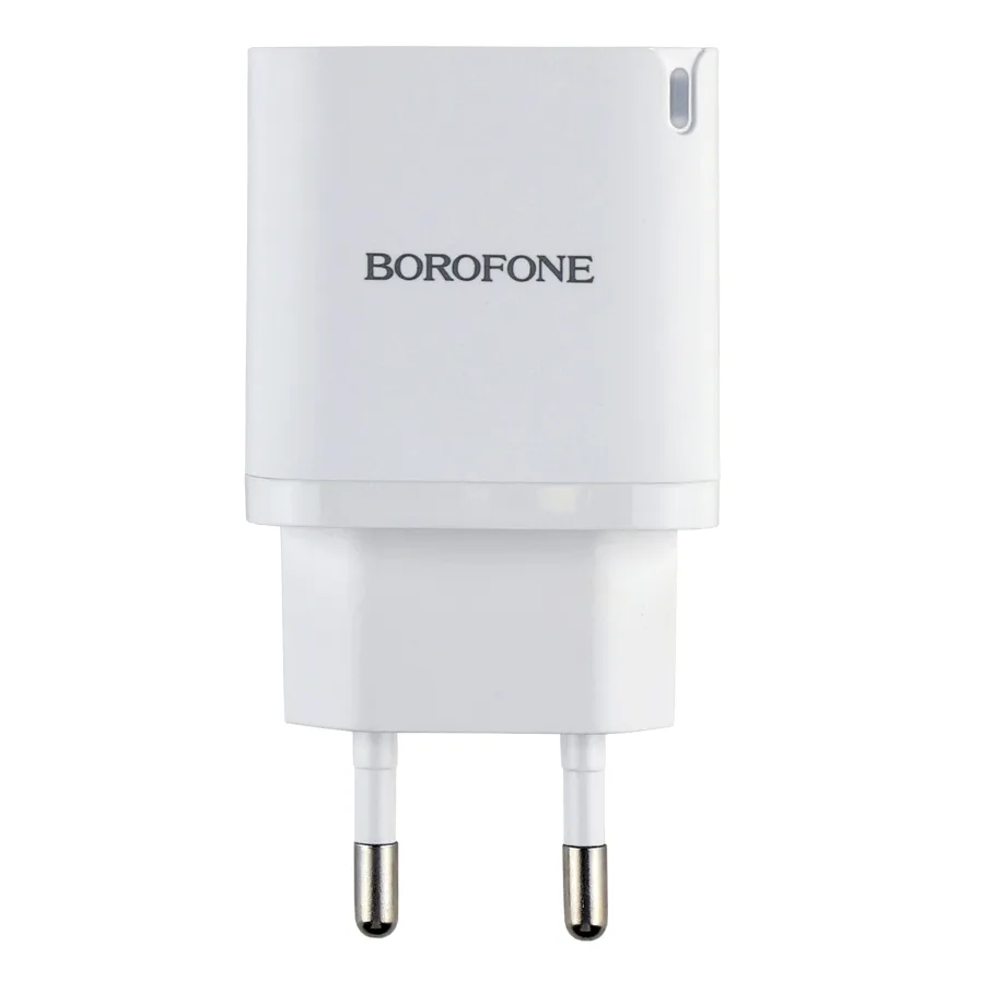 Сетевое Зарядное Устройство Borofone BA84A 1USB-C PD/QC 30W, цвет белый