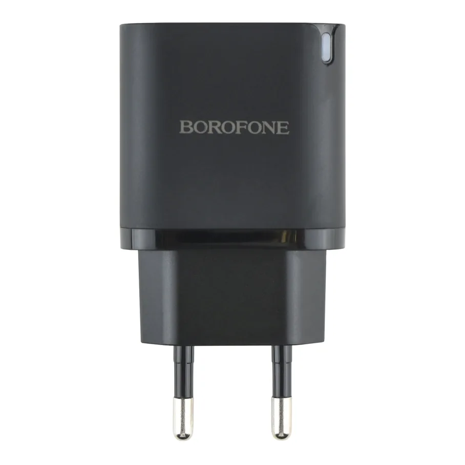 Сетевое Зарядное Устройство Borofone BA84A 1USB-C PD/QC 30W, цвет черный
