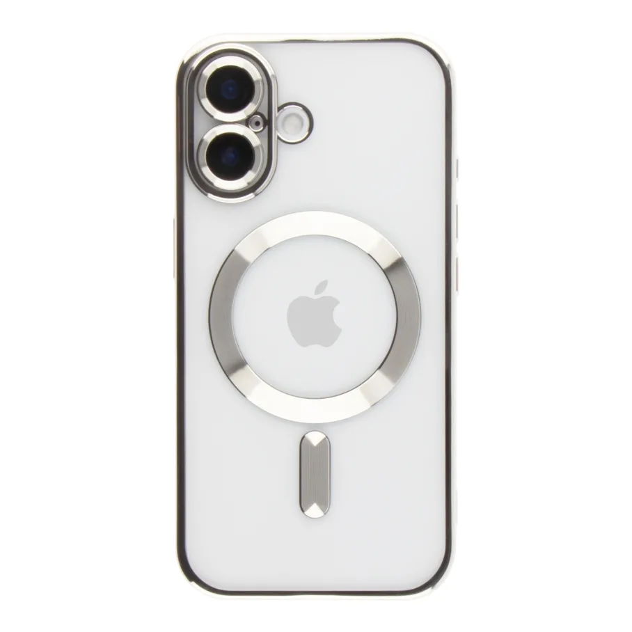 Чехол для iPhone 16 с MagSafe, цвет серебристый