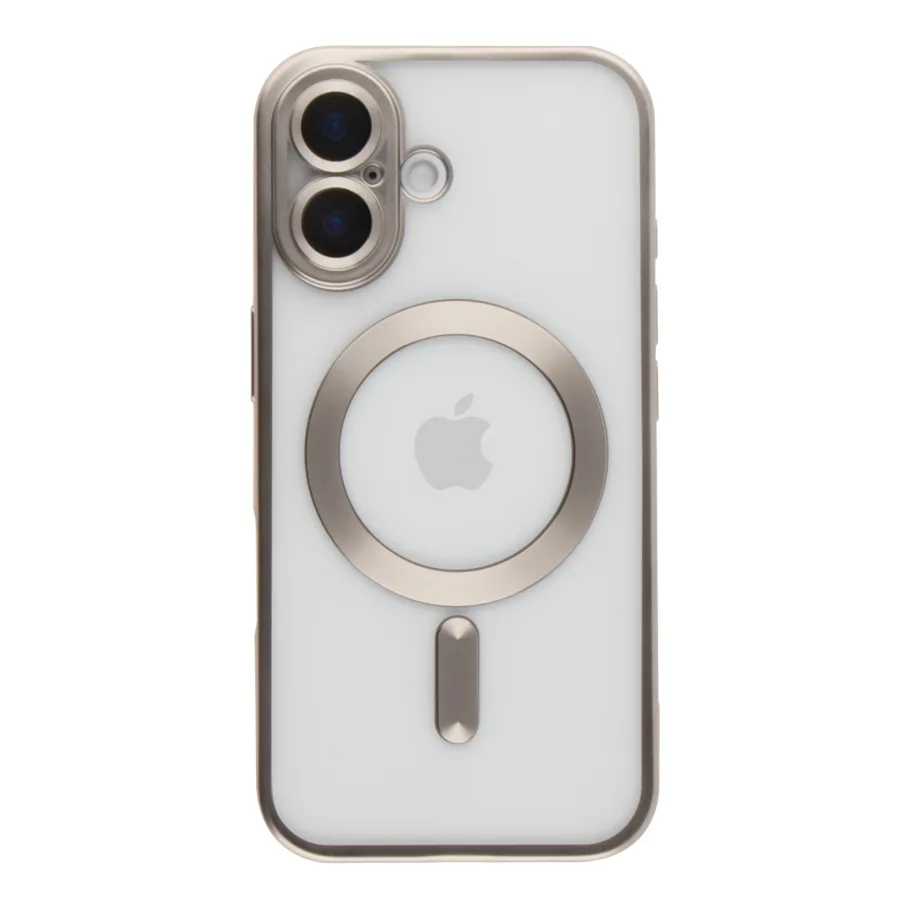 Чехол для iPhone 16 Titan с MagSafe, цвет хромированный