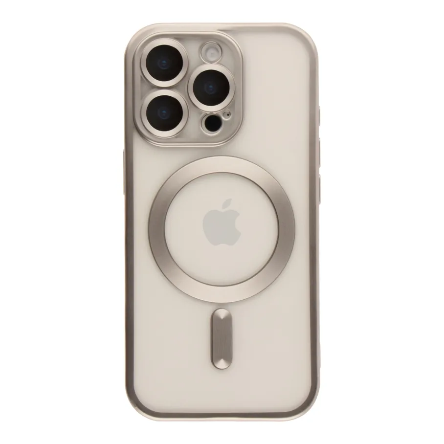 Чехол для iPhone 16 Pro Max с MagSafe, цвет титановый