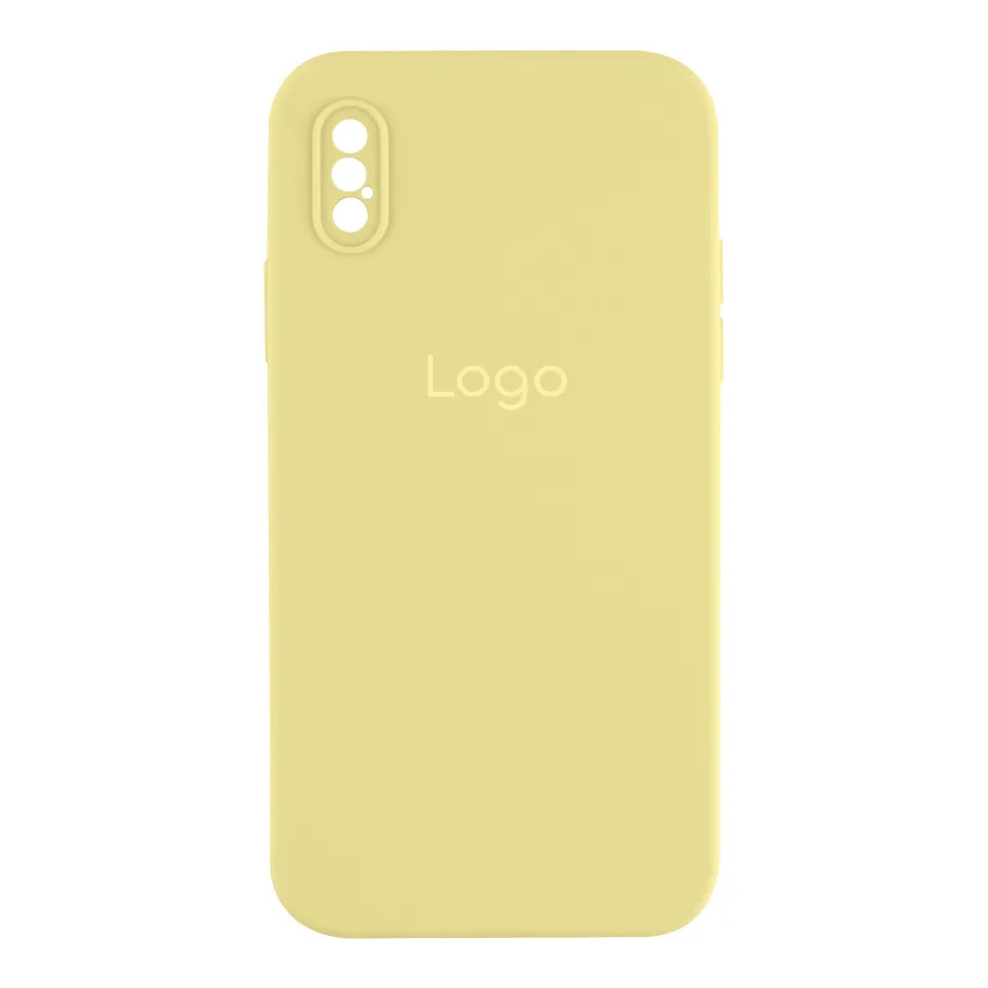 Чехол для iPhone X/Xs, цвет желтый мёд