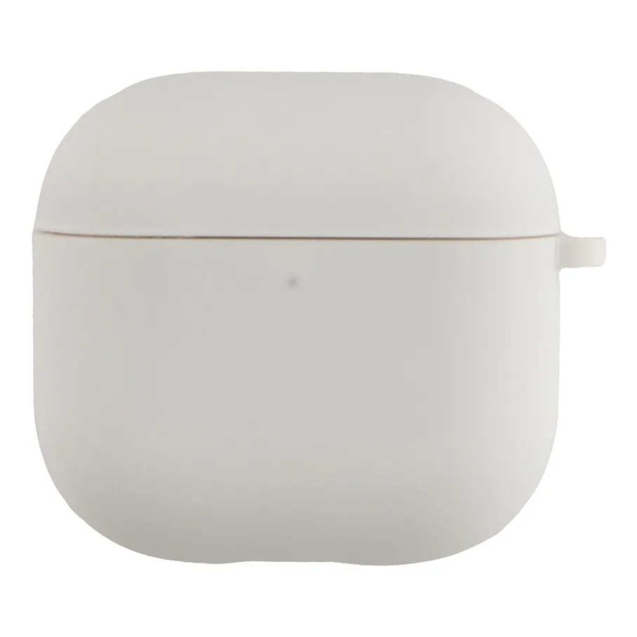 Футляр с микрофиброй для AirPods 4, цвет белый