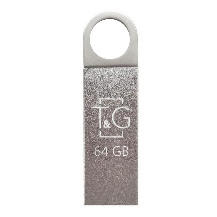 USB Flash Drive T&G 64gb Metal 026, цвет стальной