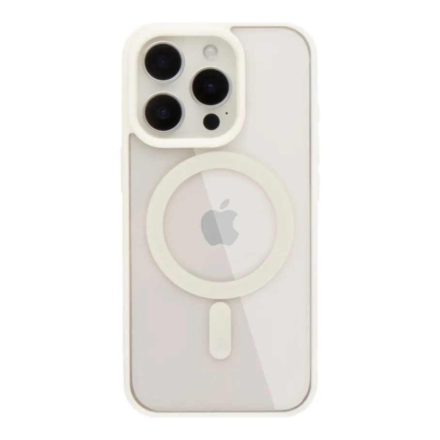 Чехол для iPhone 16 Pro Max с MagSafe, цвет белый