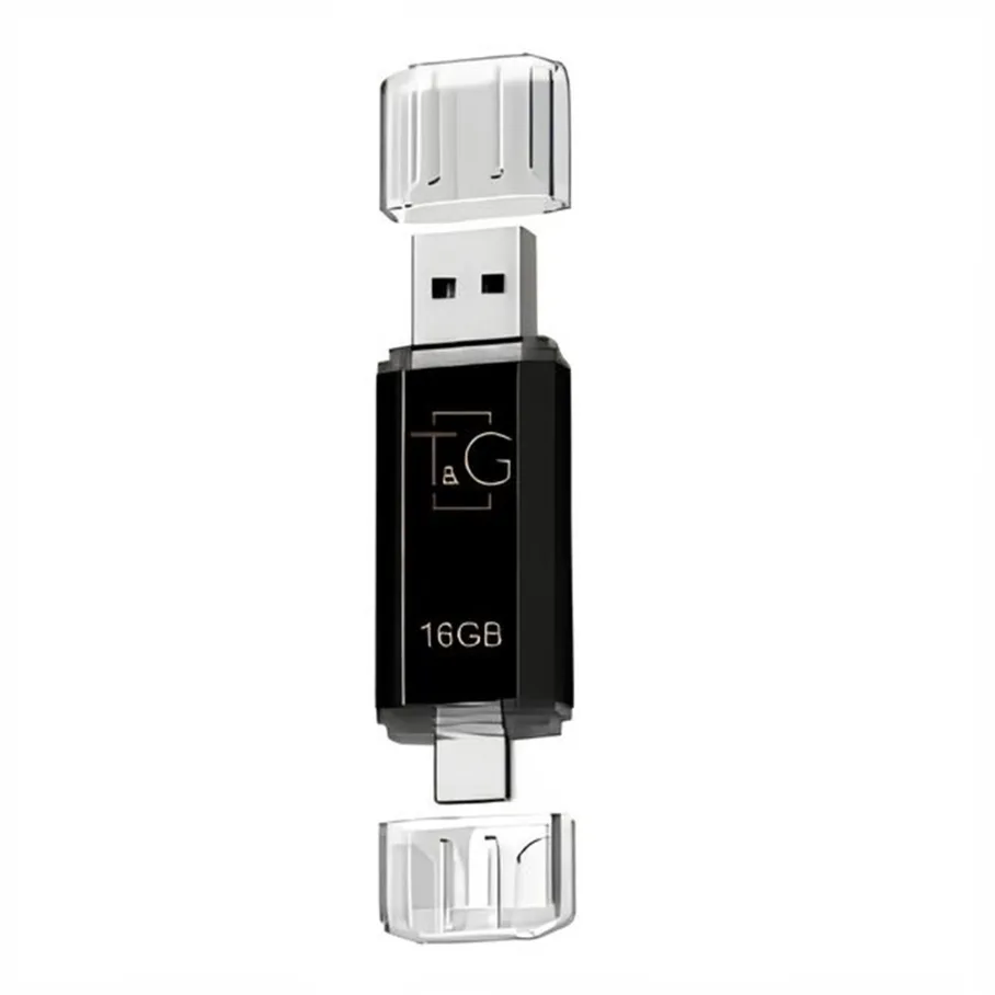 USB Flash Drive T&G 16gb USB/Type C 009 Черный