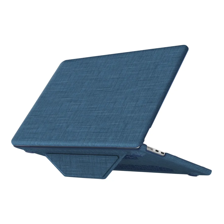 Накладка PC+Fabric AMO-TRI for MacBook Air 13" 2018/2020 (A2337 M1/A2179/A1932), цвет темно-синий