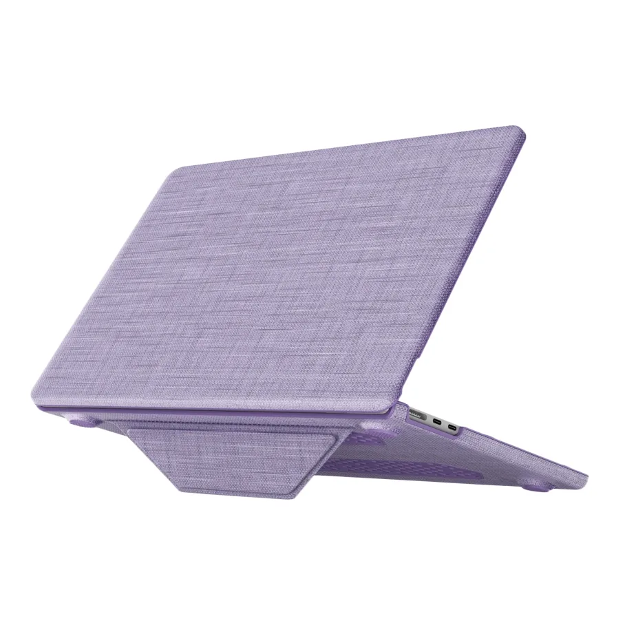 Накладка PC+Fabric AMO-TRI для MacBook Air 13" 2018/2020 (A2337 M1/A2179/A1932), цвет фиолетовый