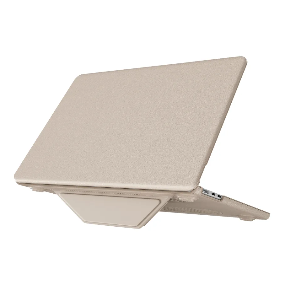 Накладка PC+PU AMO-PU for MacBook Pro 13" 2018/2020/2022 (A2338/A2289/A2251/A1989), цвет золотой