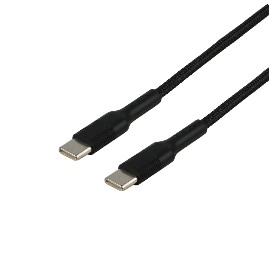USB кабель Ridea RC-ST74 StablePro Type-C to Type-C 60W, цвет черный