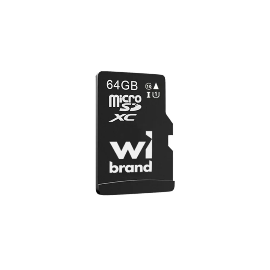 Карта Памяти Wibrand MicroSDHC 64gb UHS-1 10 Class Черный