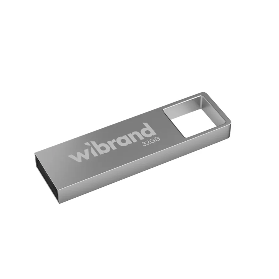 USB Flash Drive Wibrand 32gb, цвет серебристый