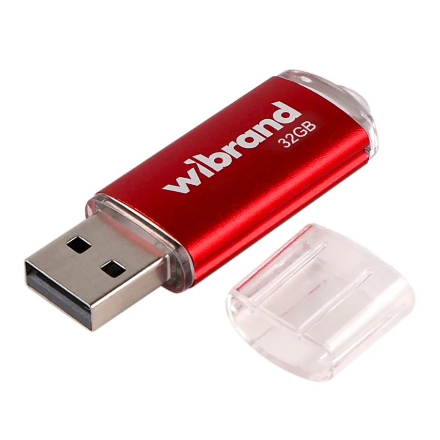 USB Flash Drive Wibrand 32gb Cougar, цвет красный