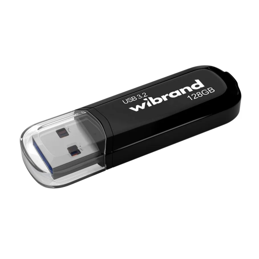 USB Flash Drive 3.2 Wibrand 128gb Marten Gen1, цвет черный