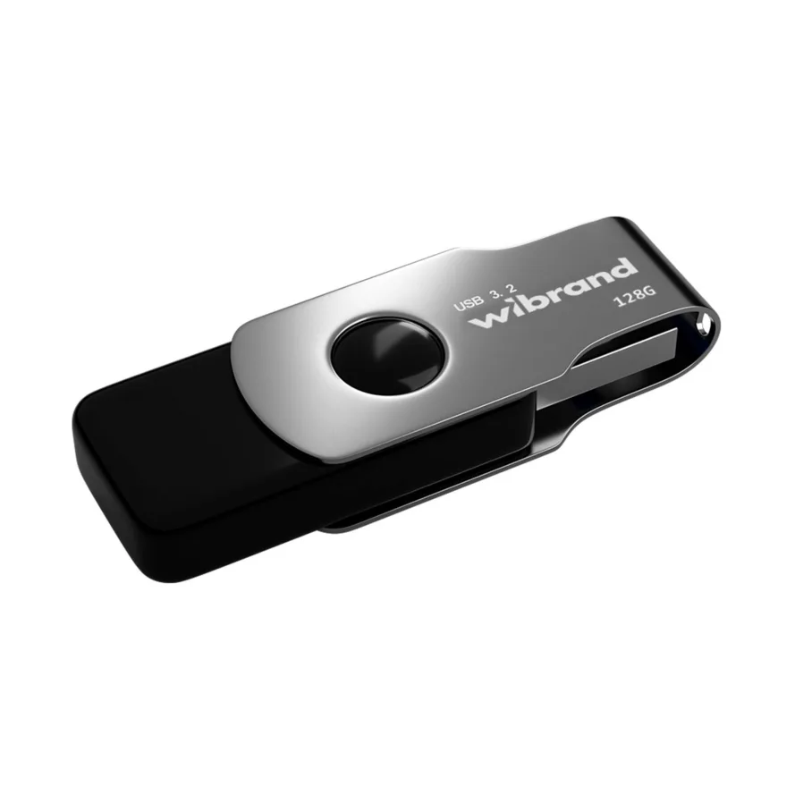 USB Flash Drive 3.2 Wibrand 128gb Lizard Gen1 Черный