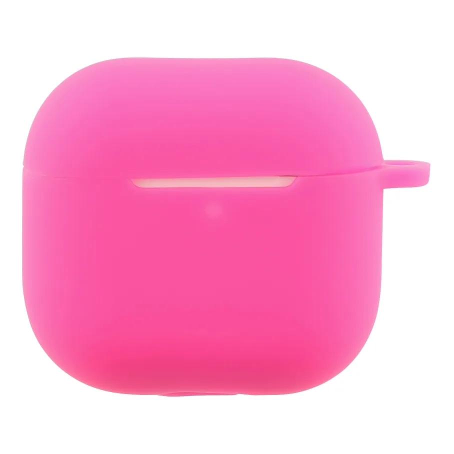 Футляр Silicone Case with hook для Airpods 5/4 38.Shiny pink