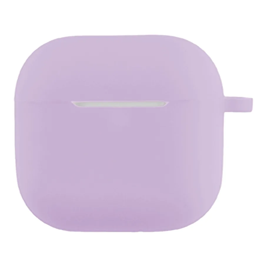 Футляр с крючком для AirPods, цвет элегантный фиолетовый