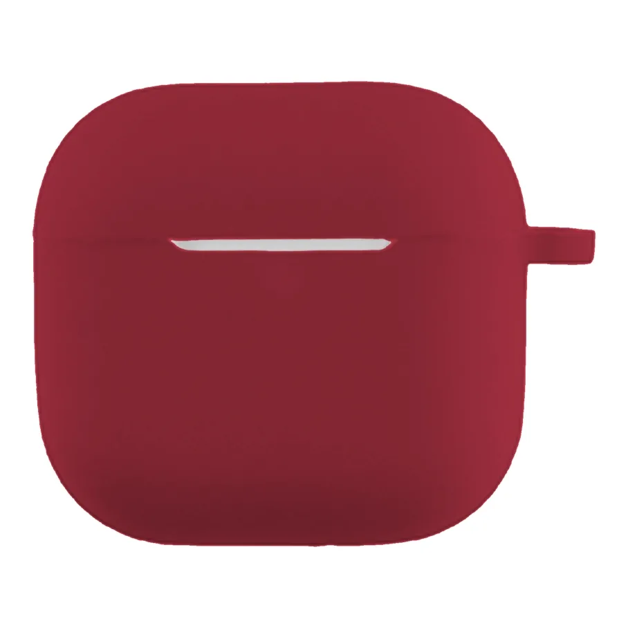 Футляр Silicone Case with hook для Airpods 5/4 56.Wine Red