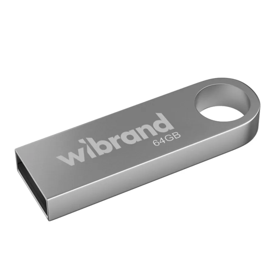 USB Flash Drive Wibrand 64gb Puma, цвет серебристый