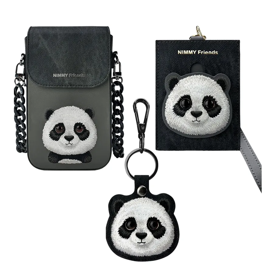Подарунковий набір Nimmy Classic Gift Box Panda, цвет черный