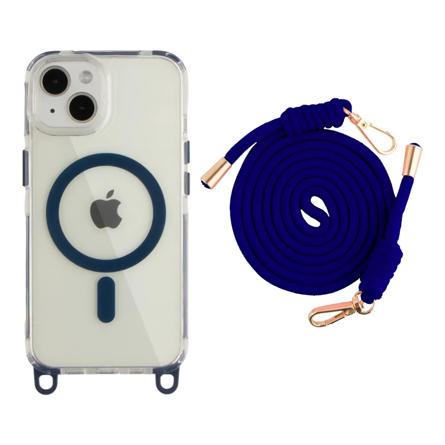 Чехол с MagSafe для iPhone 13/14, цвет индиго