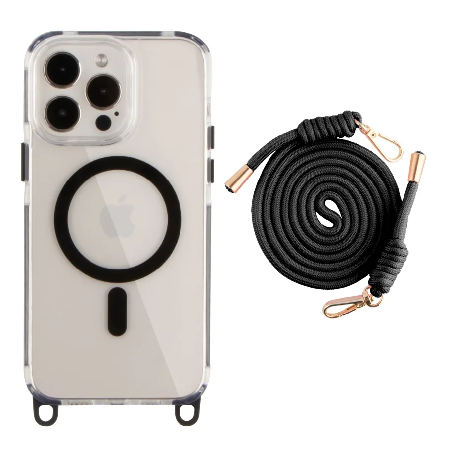 Чехол для iPhone 14 Pro Max с MagSafe, цвет черный