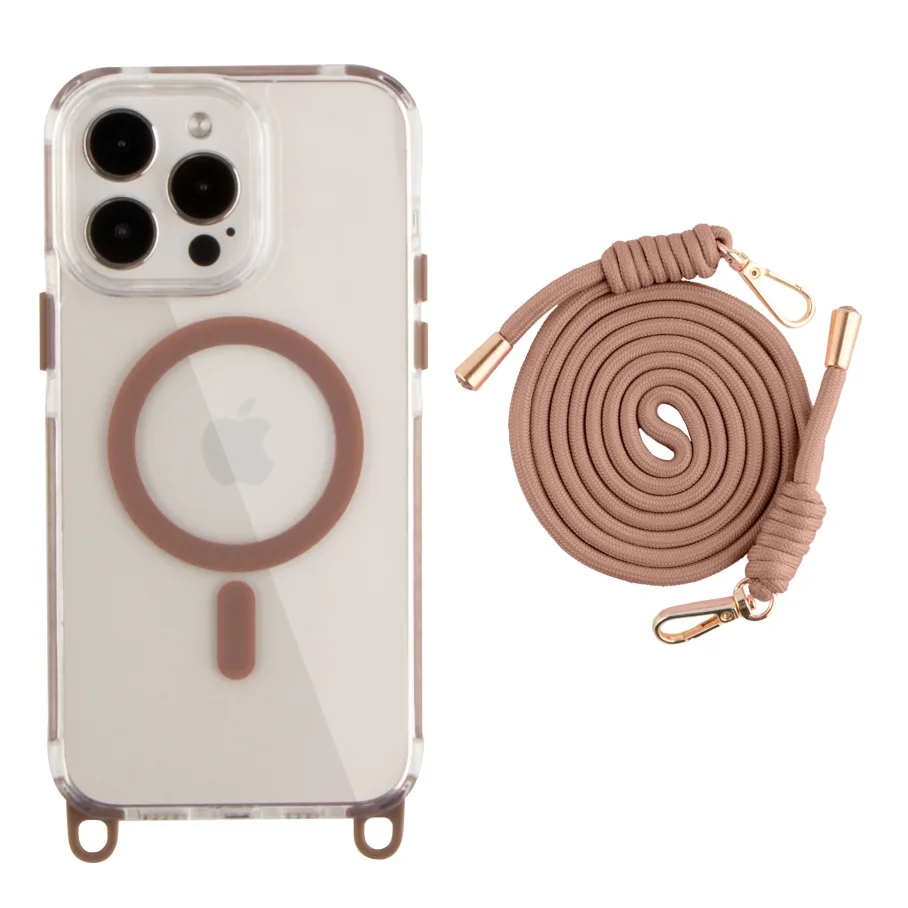 Чехол для iPhone 14 Pro Max с MagSafe, цвет золотой песок