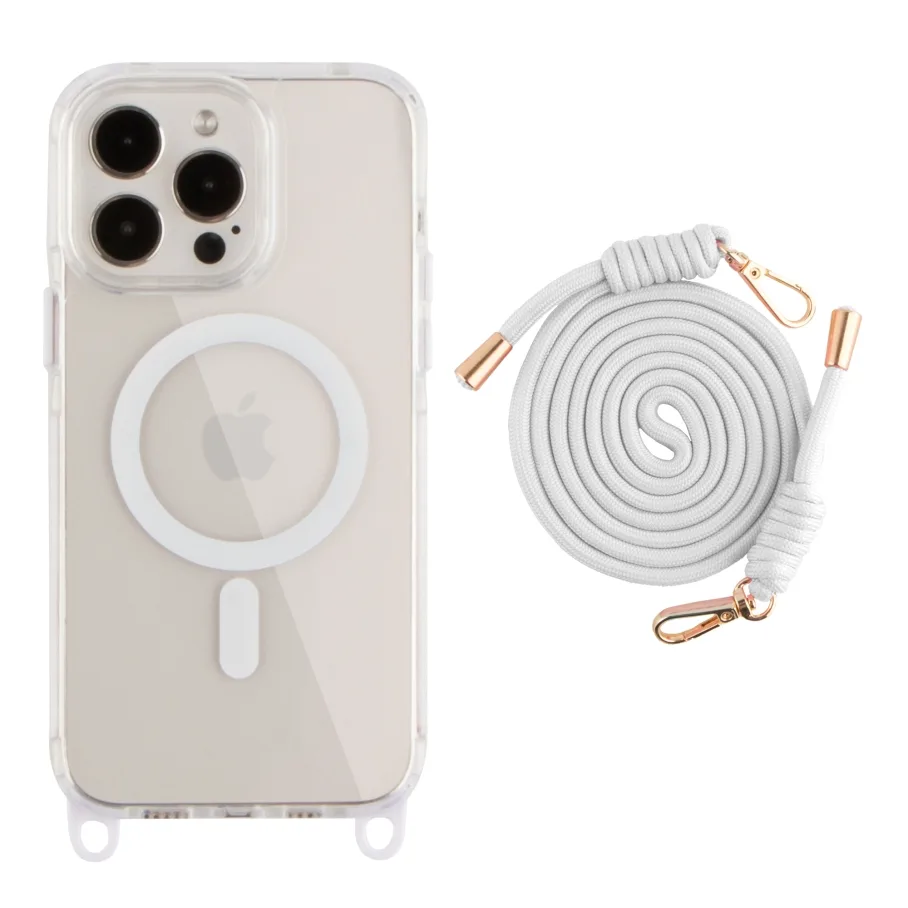Чехол для iPhone 14 Pro Max с MagSafe, цвет белый