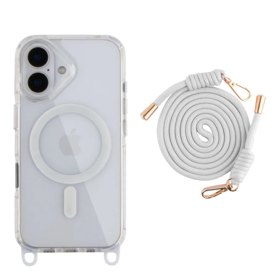 Чехол для iPhone 16 с MagSafe, цвет белый