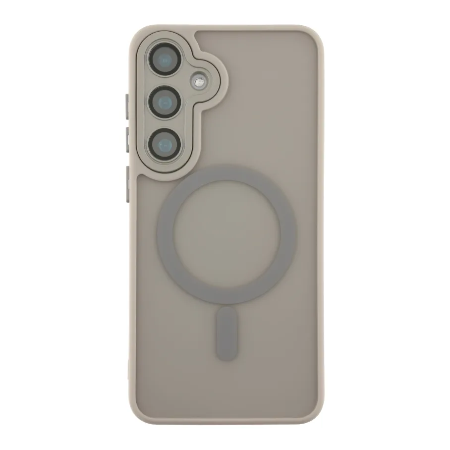 Чехол для Samsung Galaxy S25+ 5G с MagSafe, матовая, цвет серый