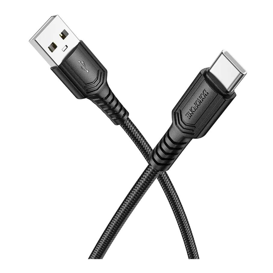USB Borofone BX116 Type-C 3A Черный