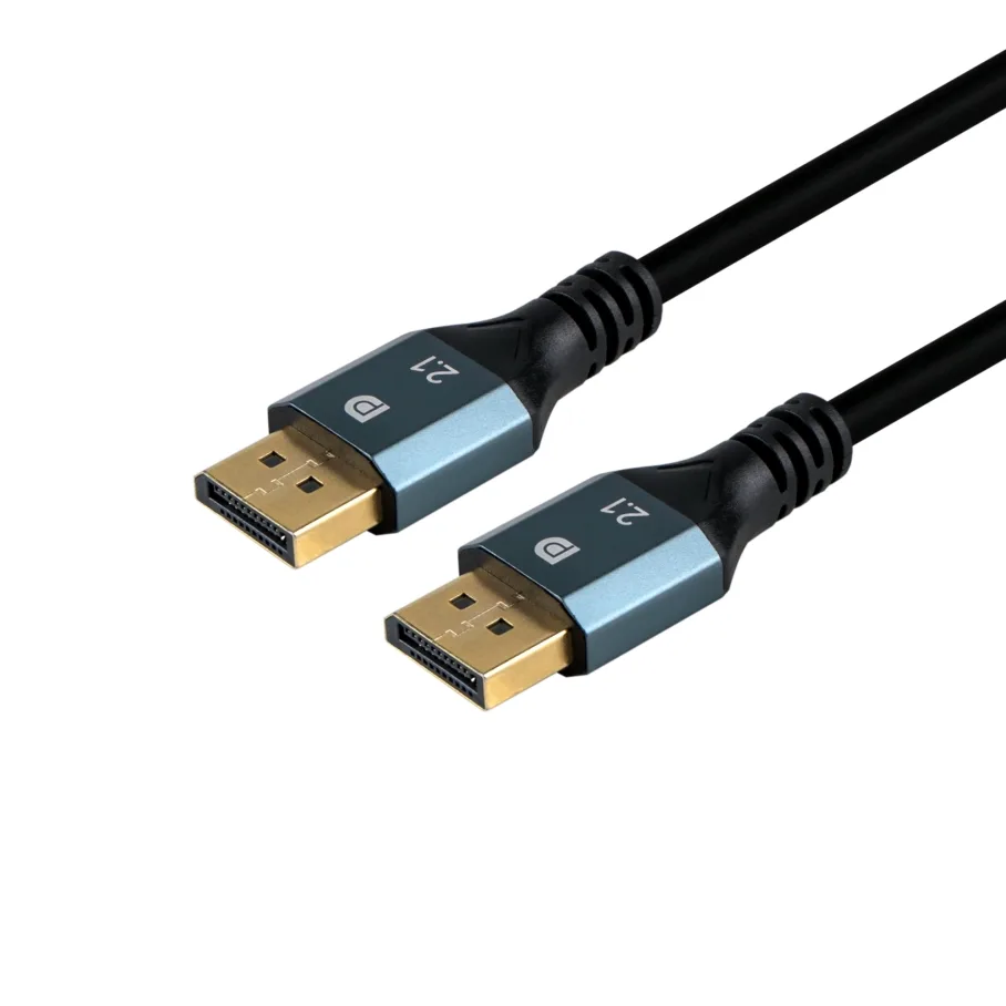 Кабель DP to DP 2.1V 4K/240Hz 3m, цвет черный