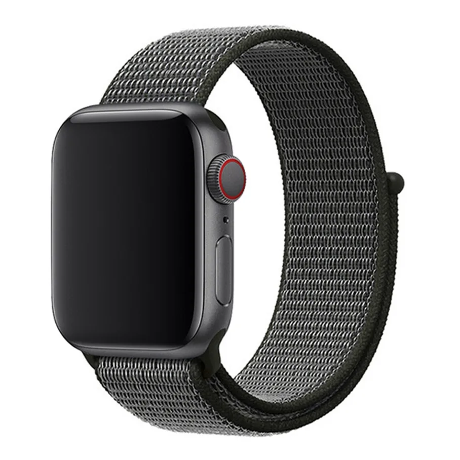 Ремешок для Apple Watch, 38/40/41 mm, цвет темно-оливковый