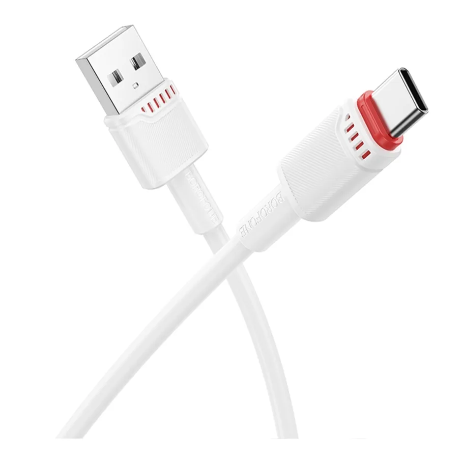 USB Borofone BX110 Type-C 3A, цвет белый
