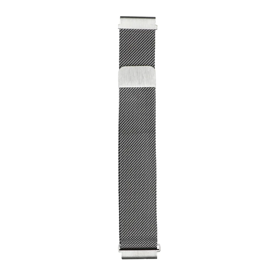 Ремешок Универс 20mm Milanese loop для Samsung/Amazfit/Huawei Мятая упаковка Silver