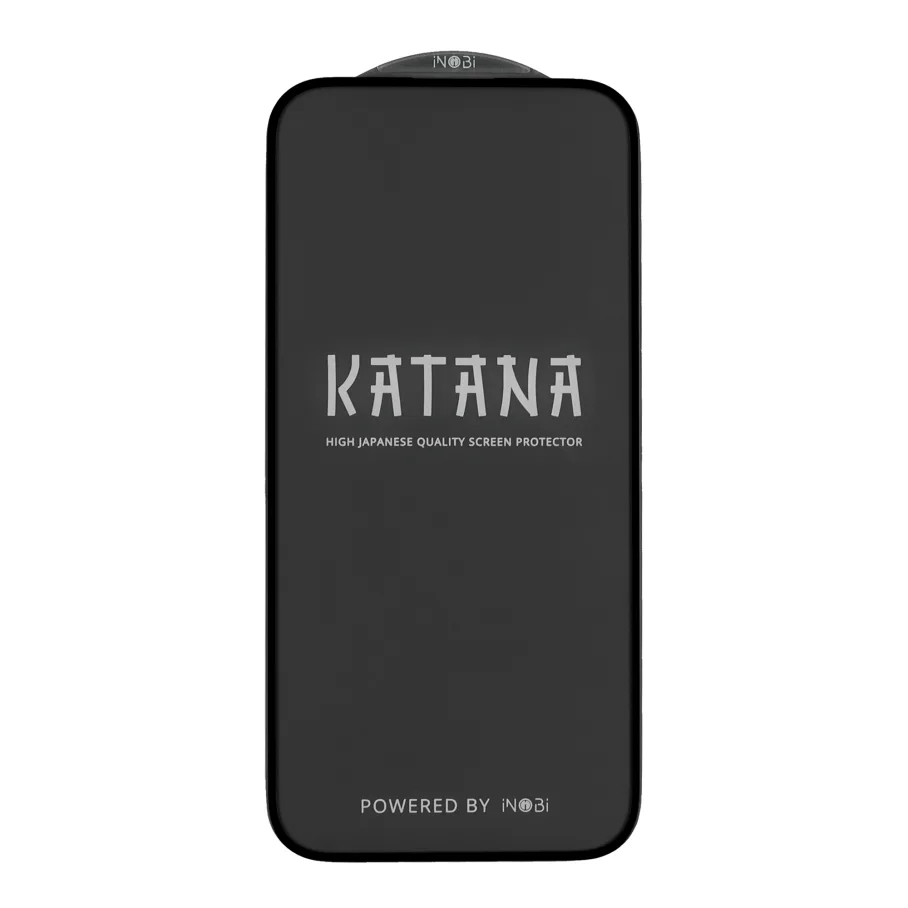 Защитное стекло KATANA by iNobi для iPhone 14 Pro, цвет черный