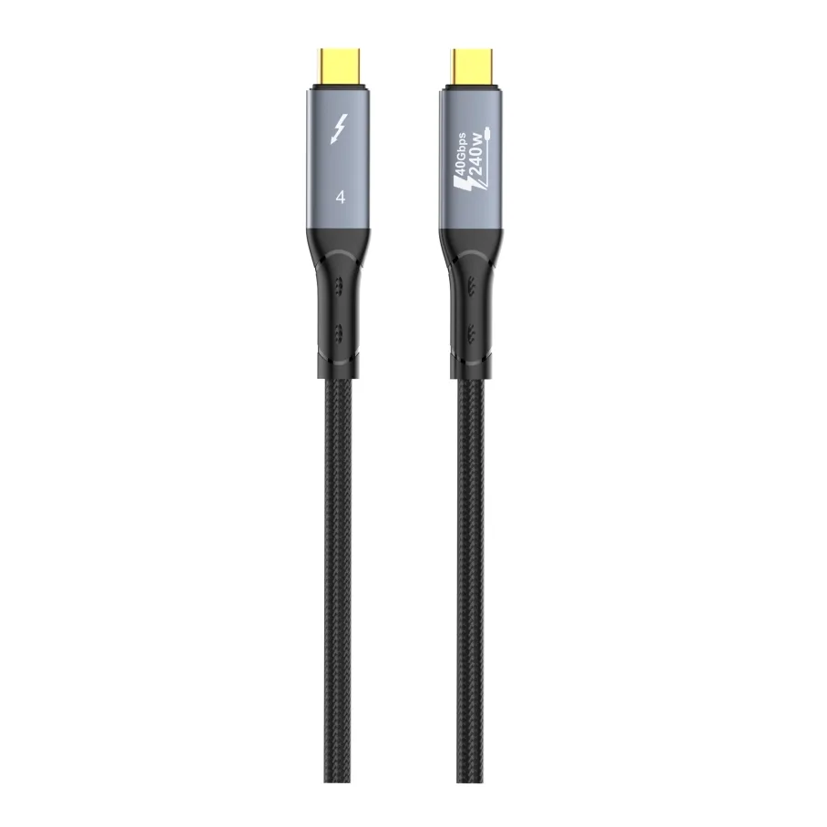 USB LDNIO TC11c USB4.0/Thunderbolt 4/40Gbps/240W/8K@60Hz, с кабелем Type-C, цвет черный