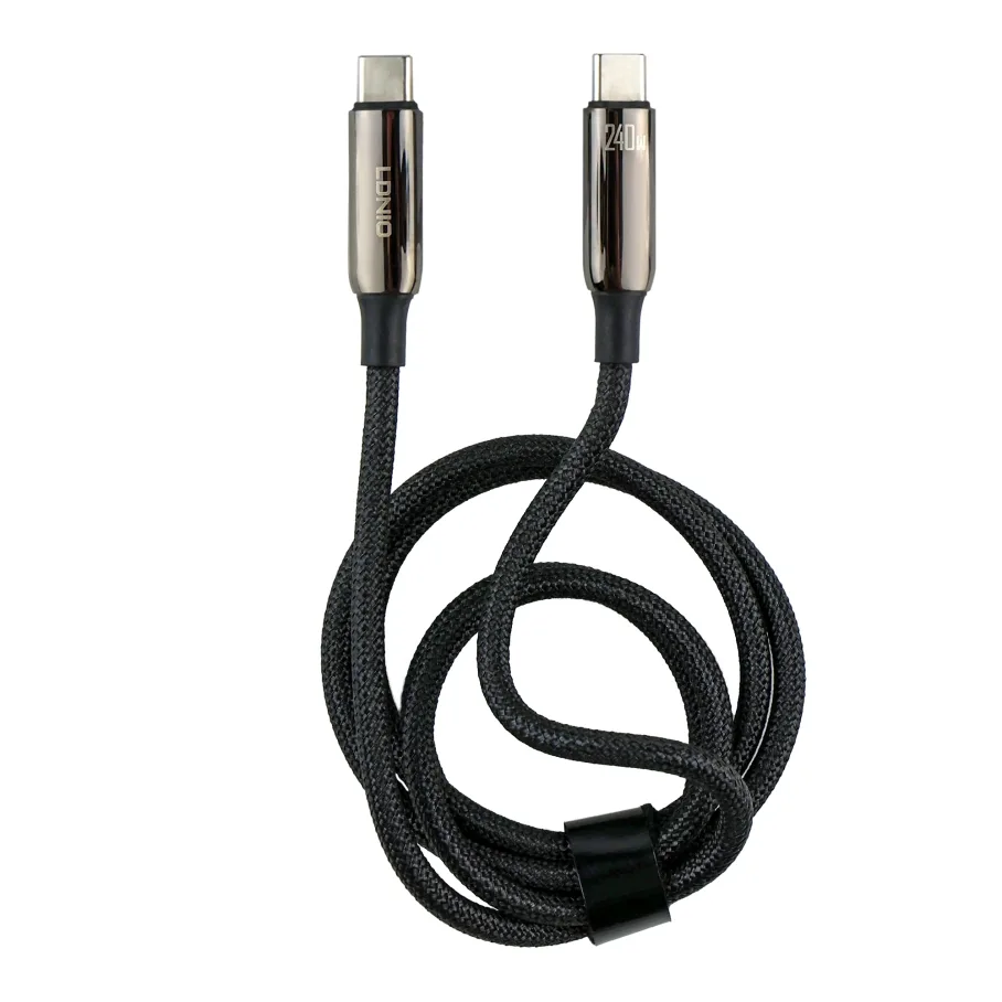 USB LDNIO LC921 PD3.1/240W, кабель Type-C to Type-C, цвет серый