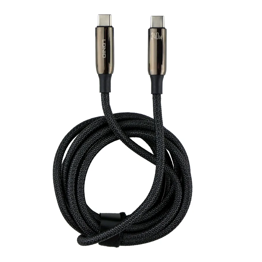 USB LDNIO LC922 PD3.1/240W, кабель Type-C to Type-C 2м, цвет серый