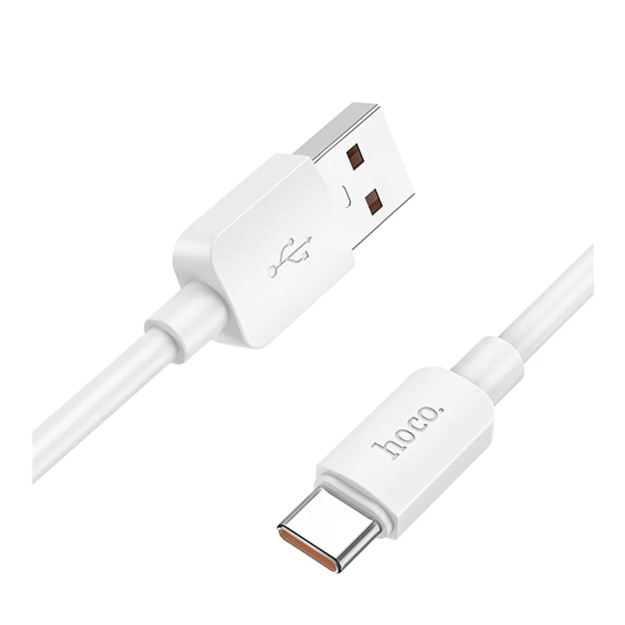 USB Hoco X96 Type-C 3A 0.25m, цвет белый